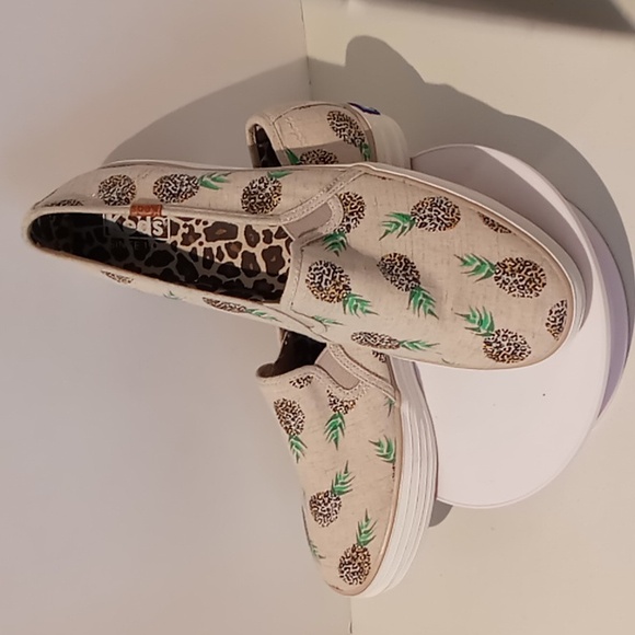 NWT - Keds - Pineapple - Canvas Slip on Sneaker/Loafer - Women's size 11 - Picture 13 of 14